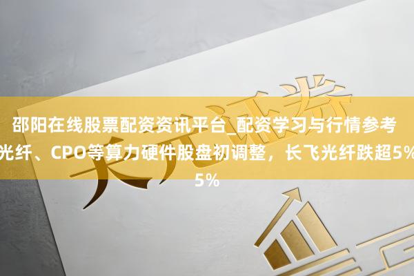 邵阳在线股票配资资讯平台_配资学习与行情参考 光纤、CPO等算力硬件股盘初调整，长飞光纤跌超5%