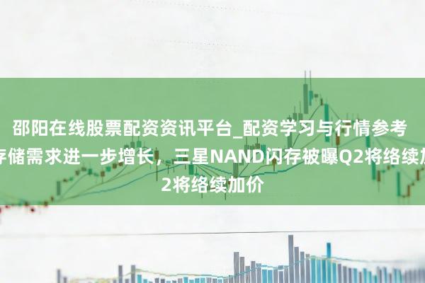 邵阳在线股票配资资讯平台_配资学习与行情参考 AI存储需求进一步增长，三星NAND闪存被曝Q2将络续加价